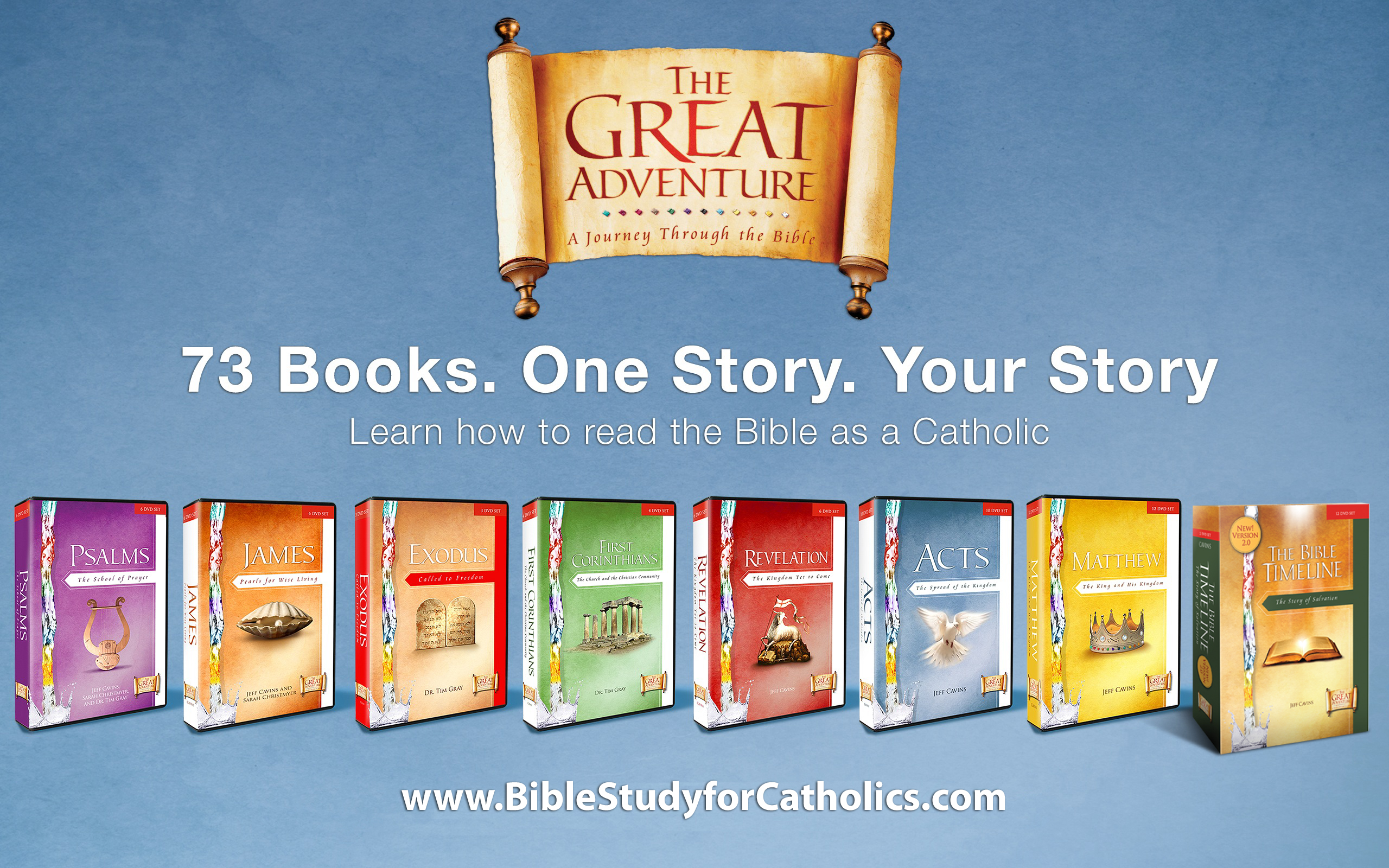Participant downloads the great adventure catholic bible study